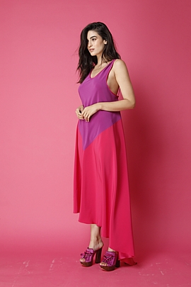 ΔΙΧΡΩΜΟ ΚΡΕΠ ΦΟΡΕΜΑ - Φούξια