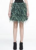 SKIRT OSTRICH FEATHER : 1