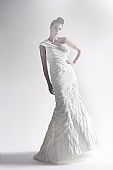 BRIDAL DRESS WITH PLEATED LAYERS
 : 2