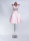 SHORT PINK DRESS SWAROVSKI : 1