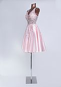 SHORT PINK DRESS SWAROVSKI : 3