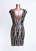 Sequinned Bronze Dress : 1